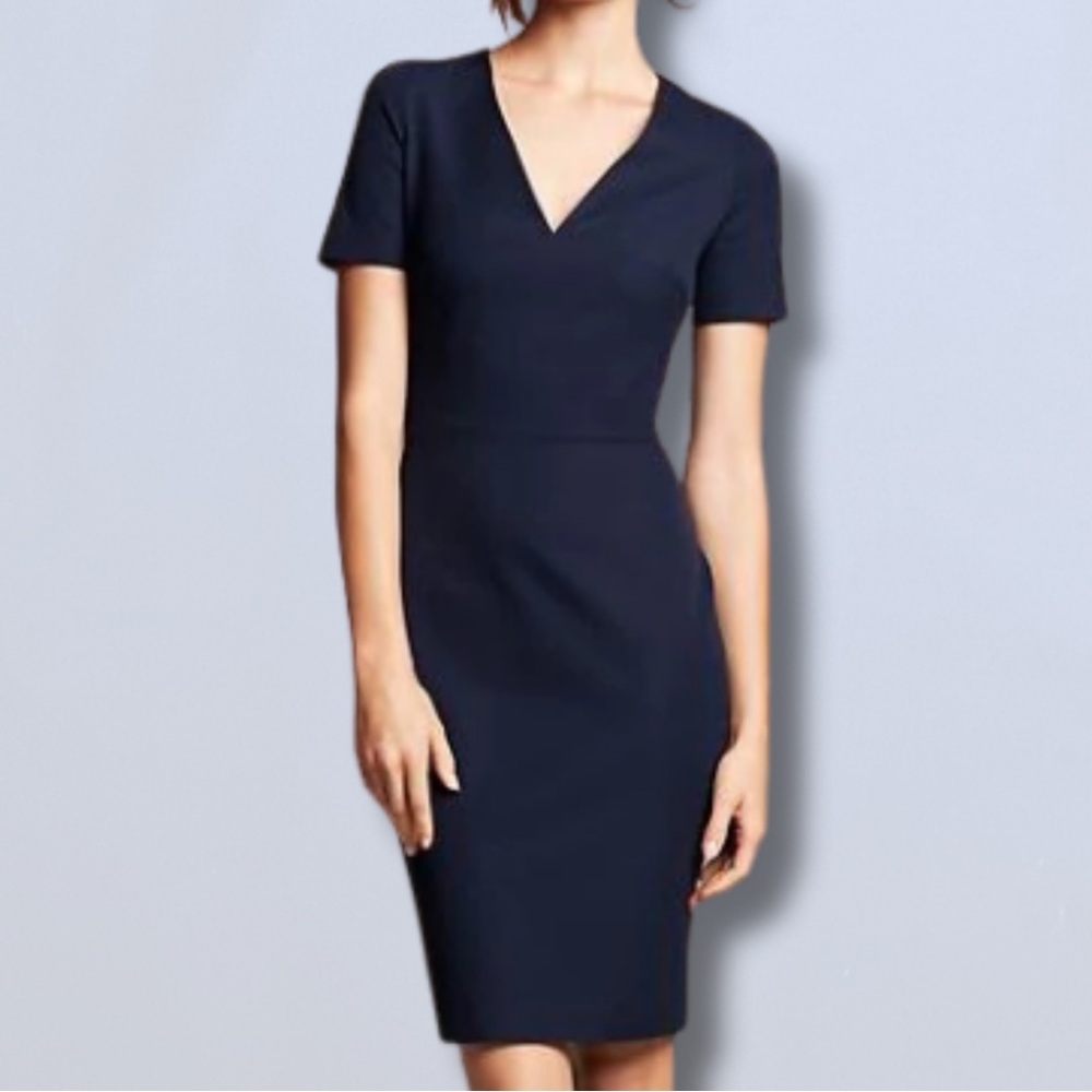 Roland Mouret Midnight Blue Midi Dress